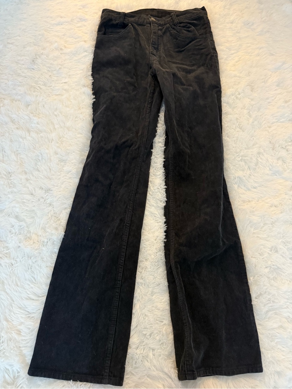 Brandy Melville Black Corduroy Pants